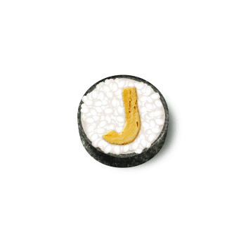 สัญลักษณ์ J เกม Sushi Oishi