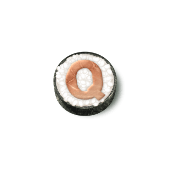 สัญลักษณ์ Q เกม Sushi Oishi